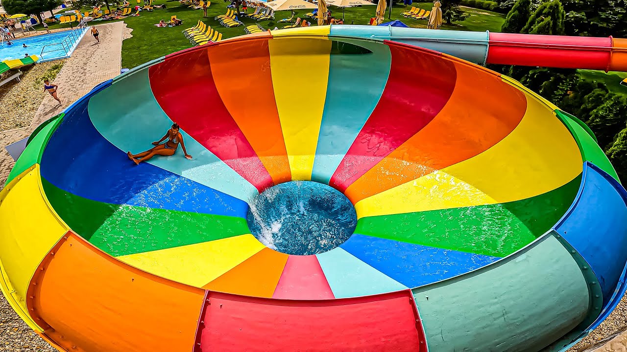 TOP 20 Top 20 Most Vibrant and Colorful Water Slides 🌈