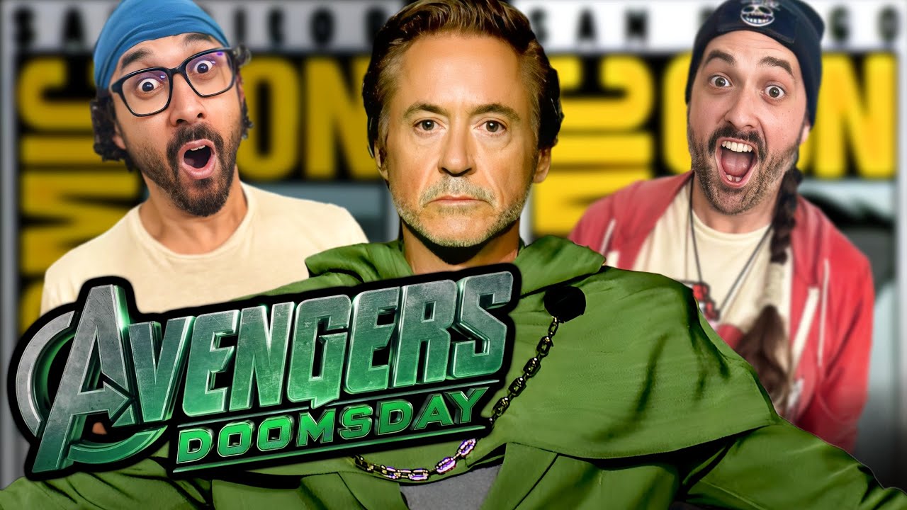 ROBERT DOWNEY JR RETURNING AS DOCTOR DOOM LIVE REACTION!! Marvel Comic-Con 2024 | Avengers Doomsday