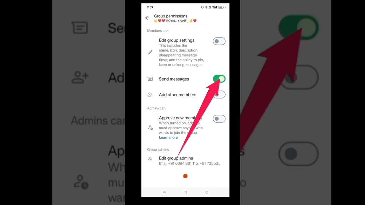 WhatsApp Group: Only Admins Can Send Messages 📱