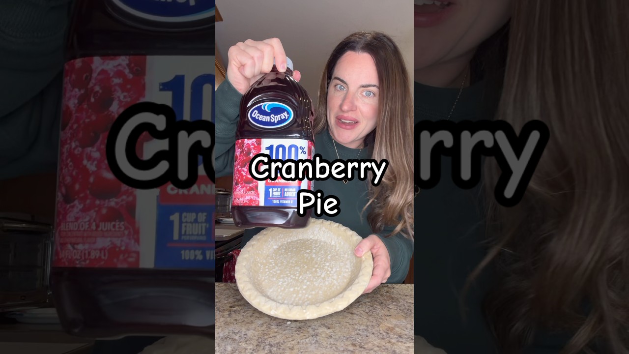 Delicious Cranberry Pie Recipe 🍒