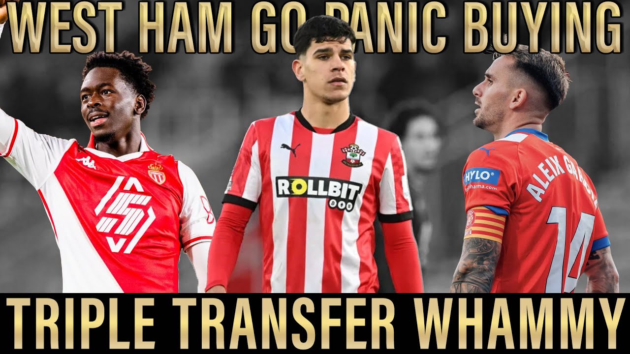 West Ham's Transfer Frenzy: Triple Midfield Signings Amid Season Crisis ⚽