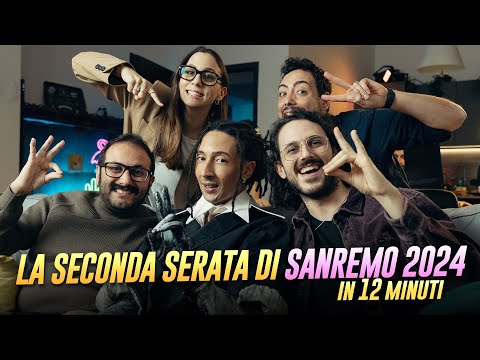 LA SECONDA SERATA DI SANREMO 2024 in 12 Minuti con Ghali, Diodato, Rose Villain, Andrea Moccia e...