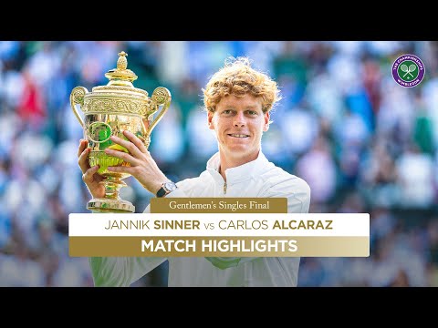 SENSATIONAL Final | Jannik Sinner vs Carlos Alcaraz | Highlights | Wimbledon 2025