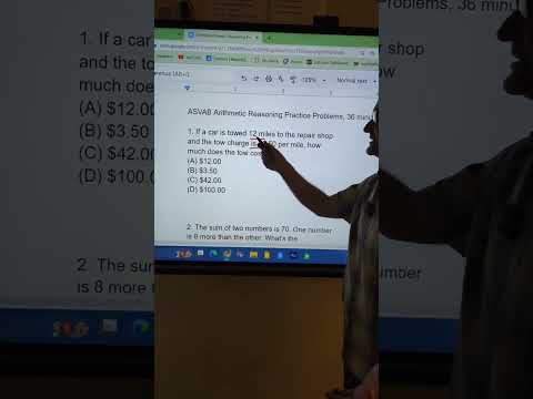 ASVAB Math Trick for Arithmetic Reasoning #math