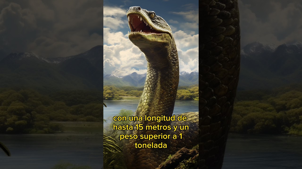 LOS 10 Los 10 animales extintos más agresivos que existieron: Titanoboa