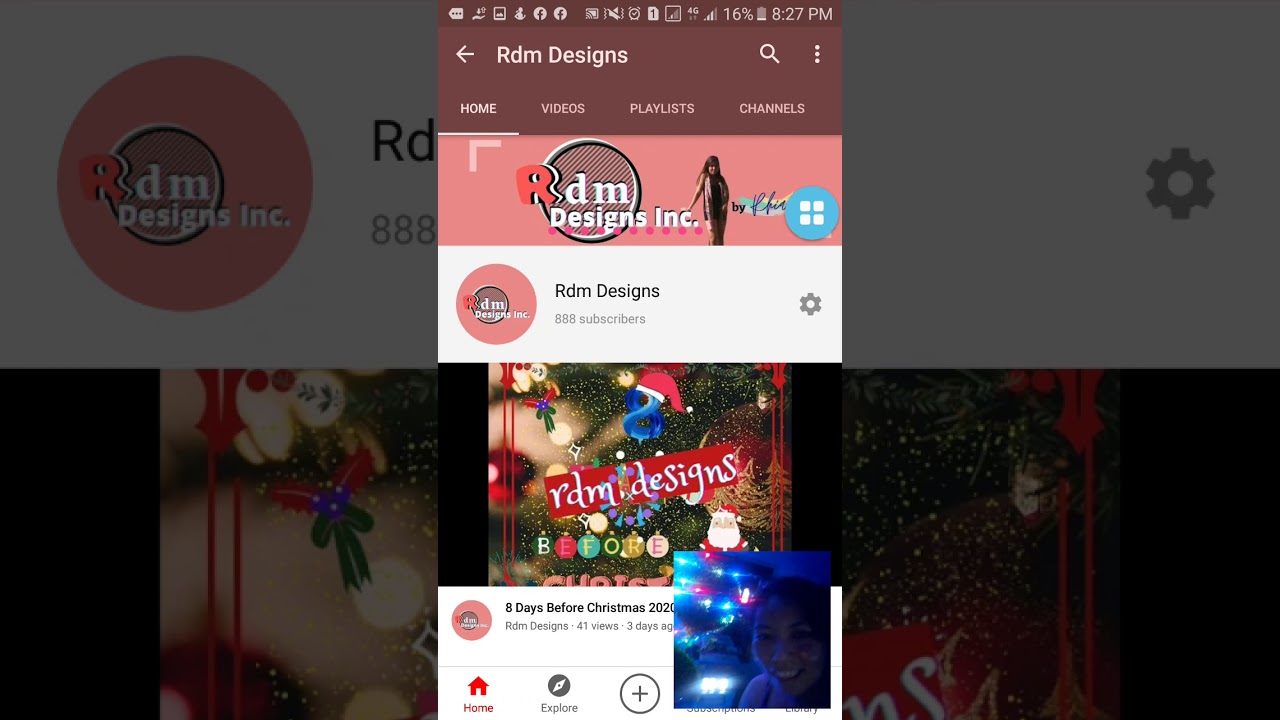 Thank You to 888 Subscribers | From Rdm Designs |Advance Merry Christmas
