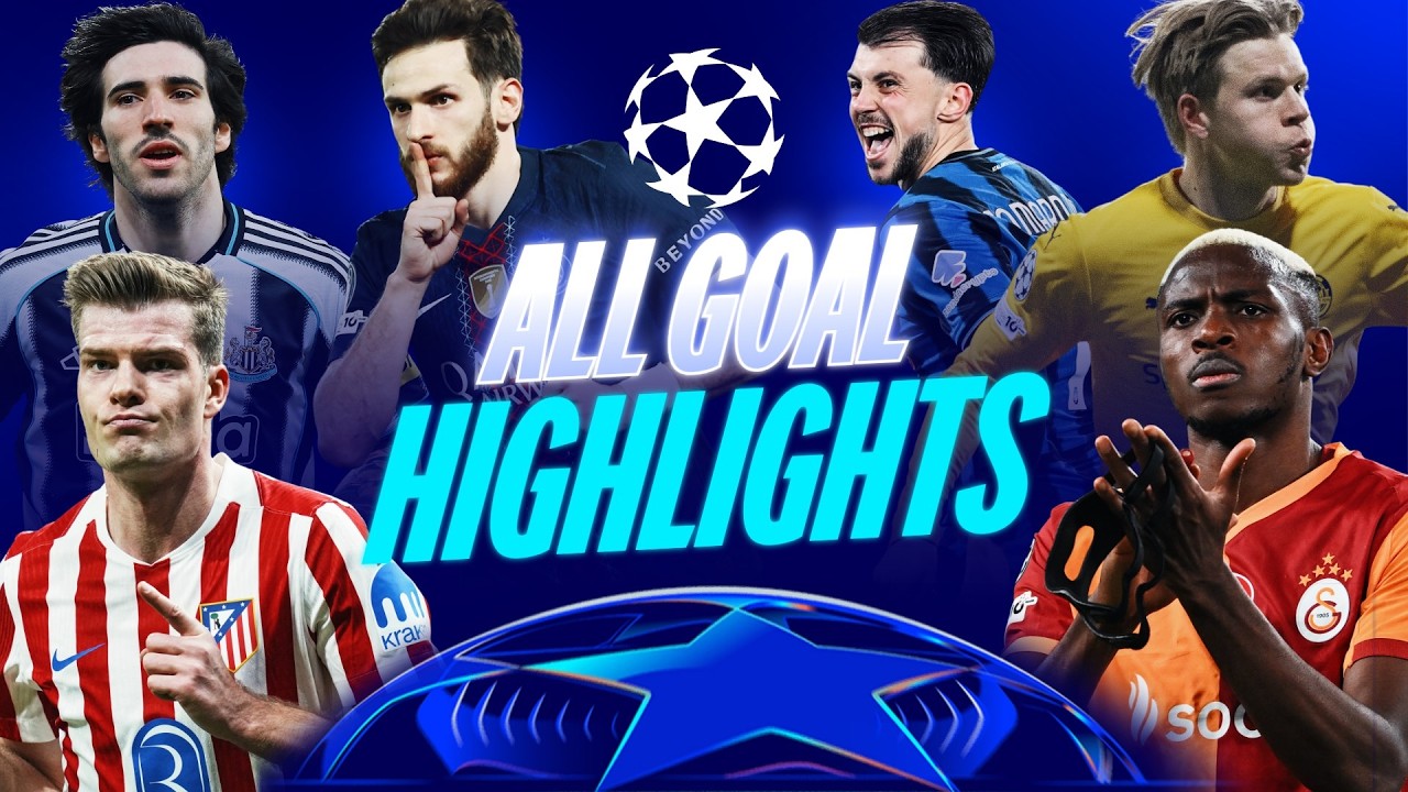 EVERY Champions League Goal From Knockout Phase Play-Off 2nd Leg | Highlights