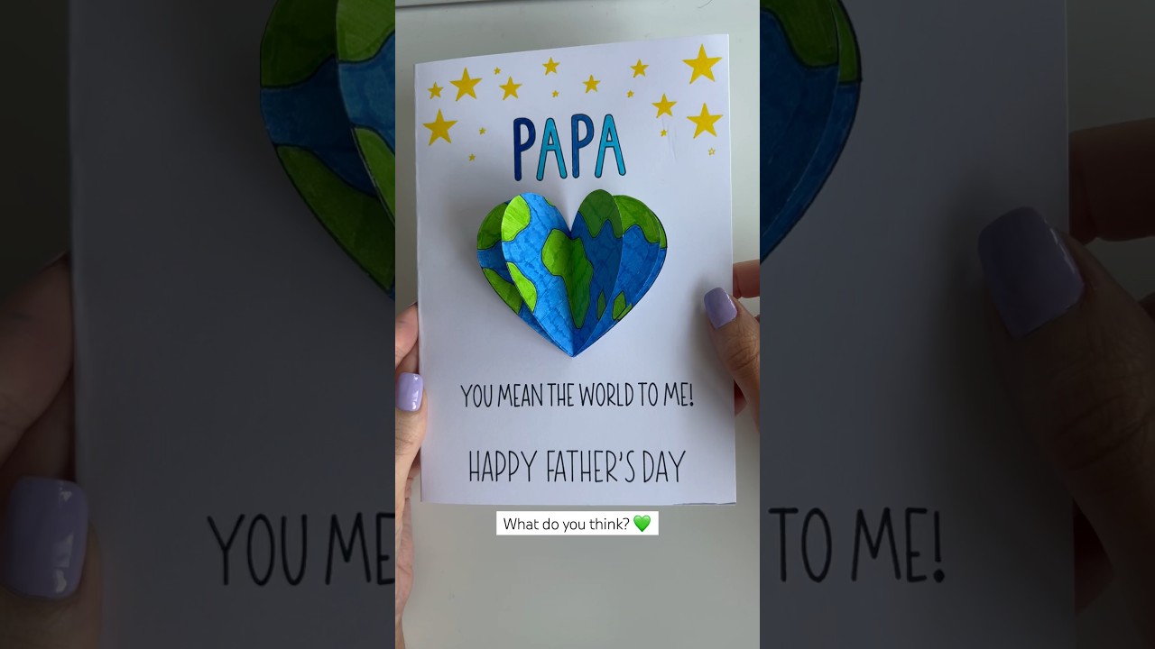 Father's Day Card Idea 💙 | Cricut UK DIY Craft