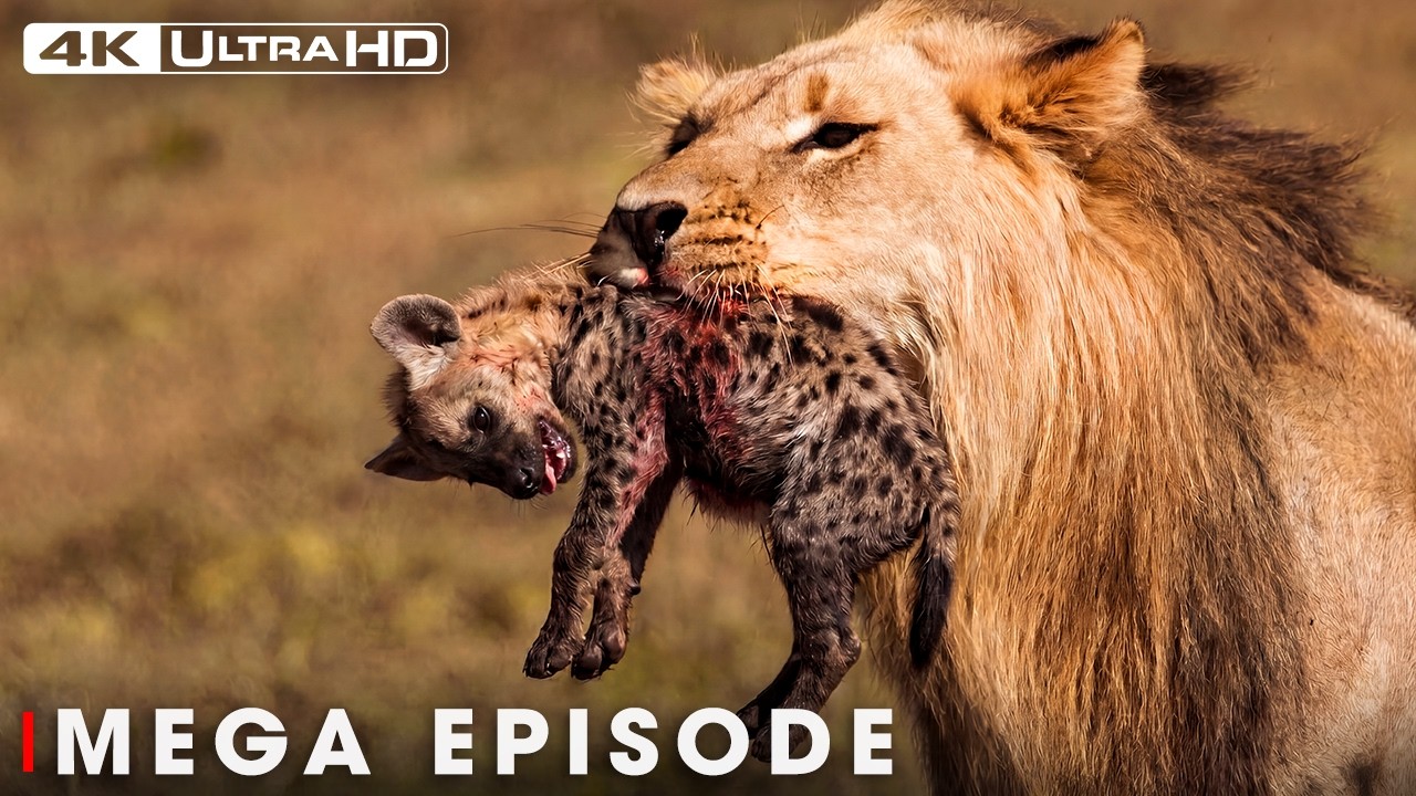 Lion's Deadliest MEGA Episode | No Mercy in the Wild 🦁