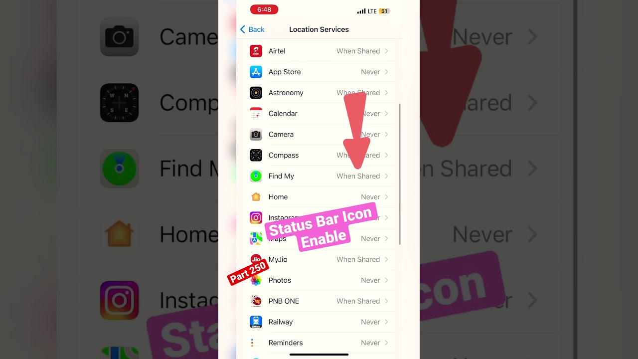 Enable Status Bar on iPhone 13 Pro Max 📱