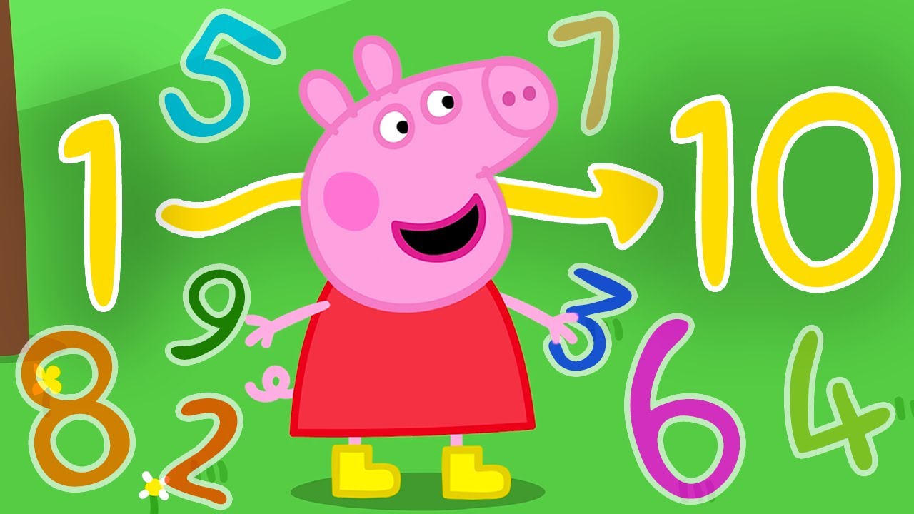 Counting to Ten with Peppa Pig | Educational Numbers Song for Kids