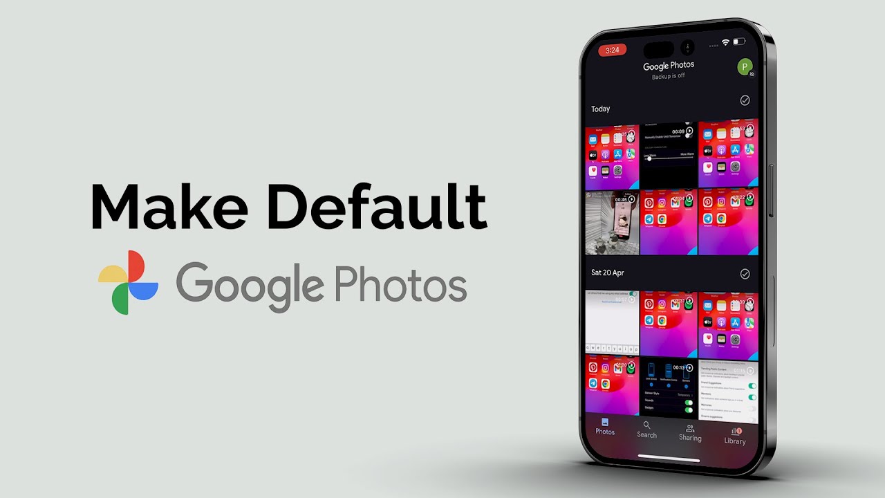 Set Google Photos as Default on iPhone 📱