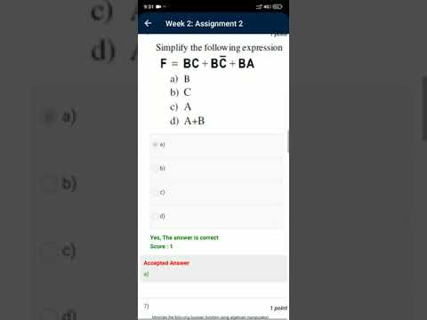 Week 2 , Assignment 2 , Digital circuit | NPTEL | SWAYAM |