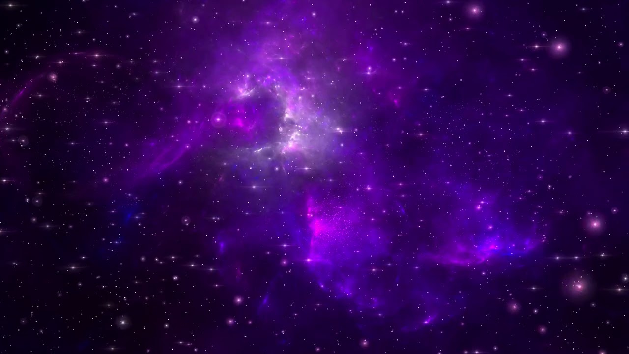 Epic Purple Galaxy Space Wallpaper 🌌 | 60-Minute Free 4K HD Motion Background