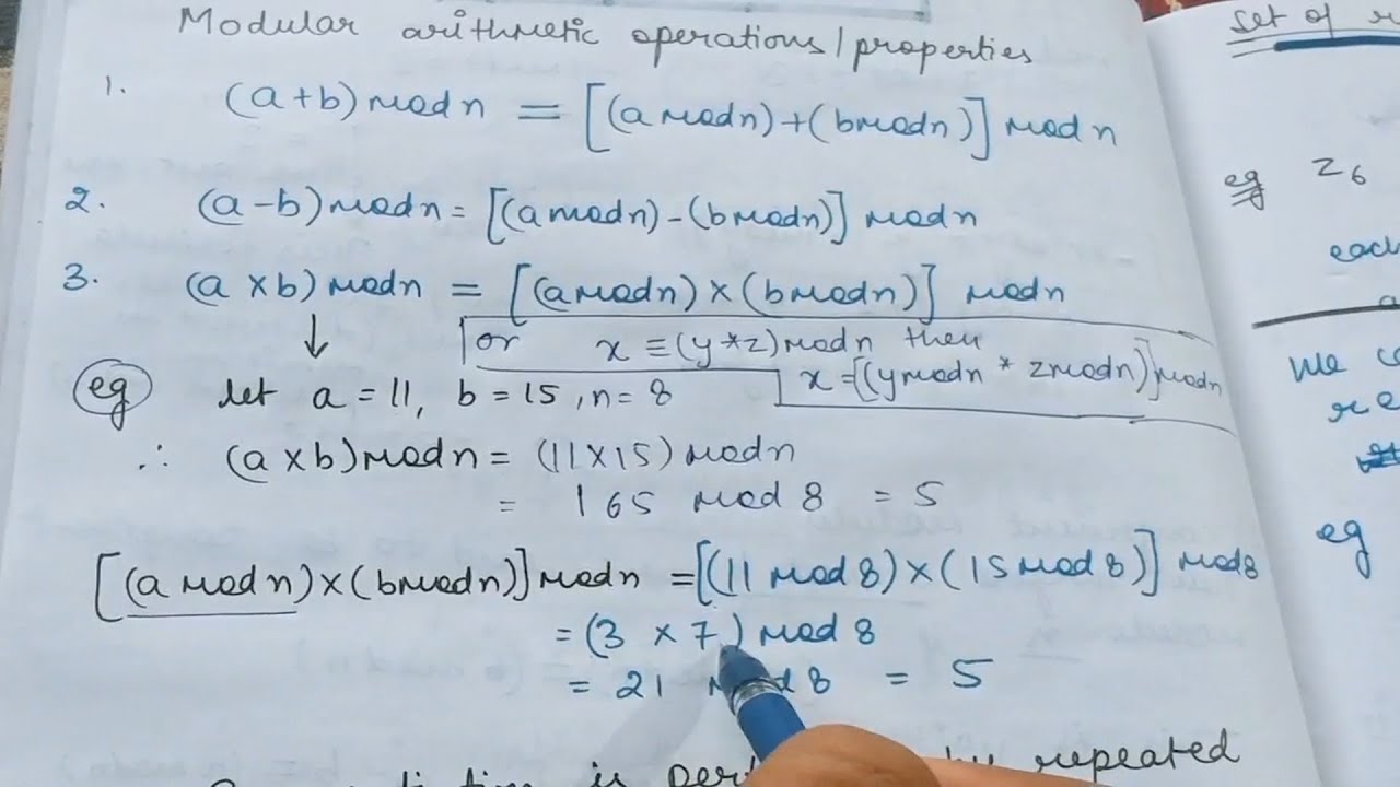 Mastering Modular Arithmetic: Essential Concepts for Cryptography & Network Security 🔐
