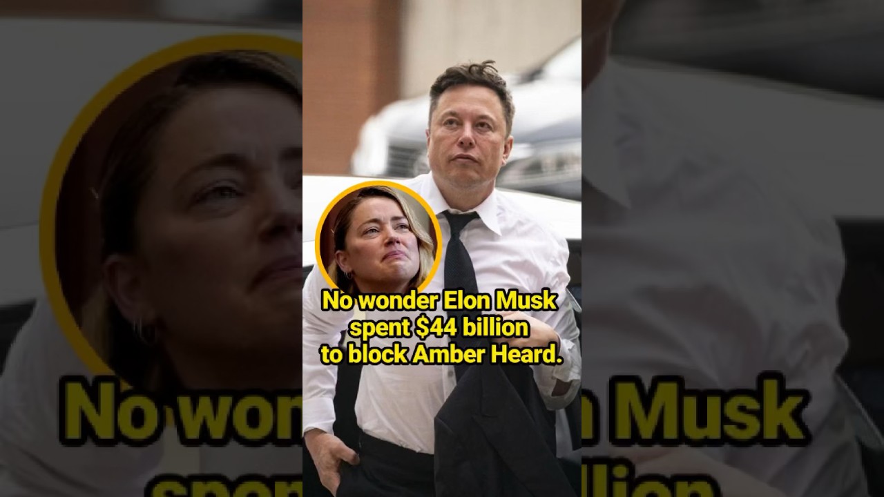 Elon Musk's $44B Spend to Block Amber Heard 🤔