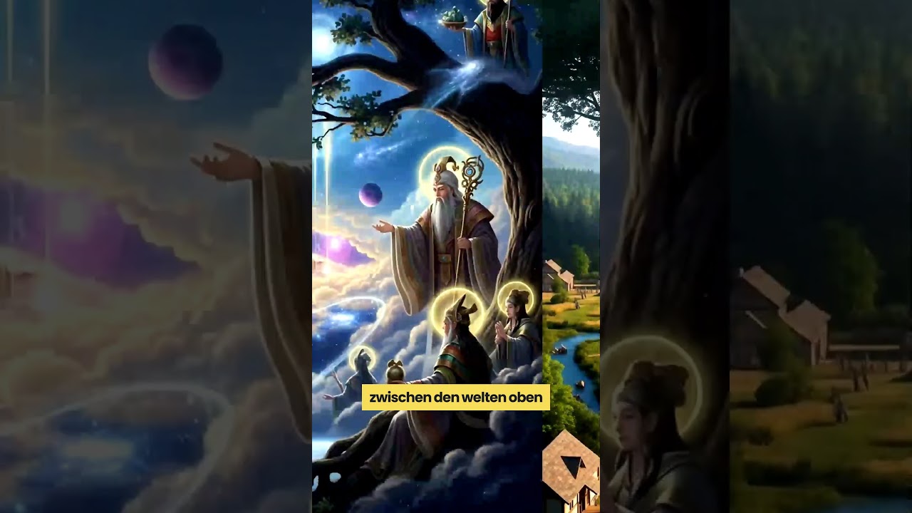 Der Geheimnisvolle Slawische Lebensbaum 🌳 – Das Universum in der Mythologie erklärt