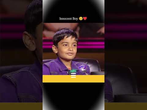 Innocent boy in KBC shocked Big B