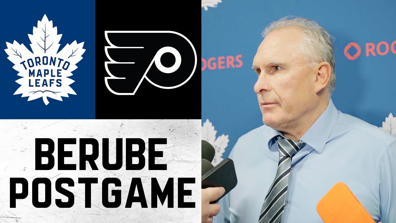 Craig Berube Post-Game Interview After Flyers' 5-2 Loss to Maple Leafs 🏒