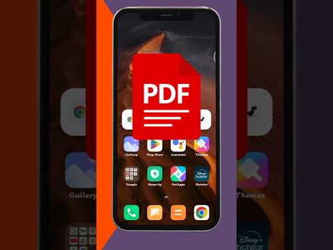Mobile se pdf file kaise banaye 2025|Pdf kaise banaye|How to create a pdf file on android phone #pdf