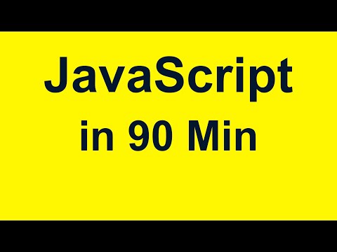 JavaScript Tutorial für Anfänger: Lerne JavaScript in 90 Minuten (deutsch)