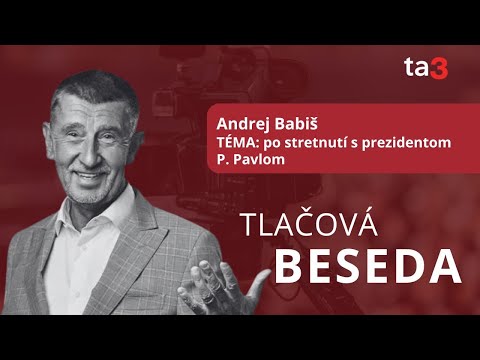 TB A. Babiša po stretnutí s prezidentom P. Pavlom