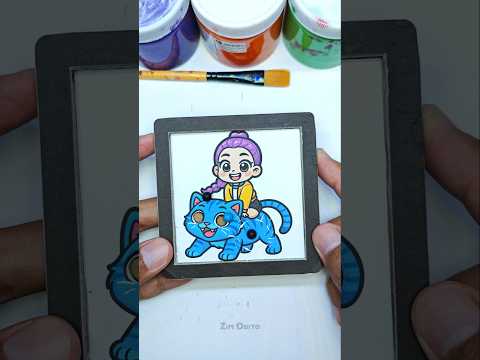 RUMI & DERPY K-POP DEMON HUNTERS COLOR PINBALL GAME #kpopdemonhunters #netflix