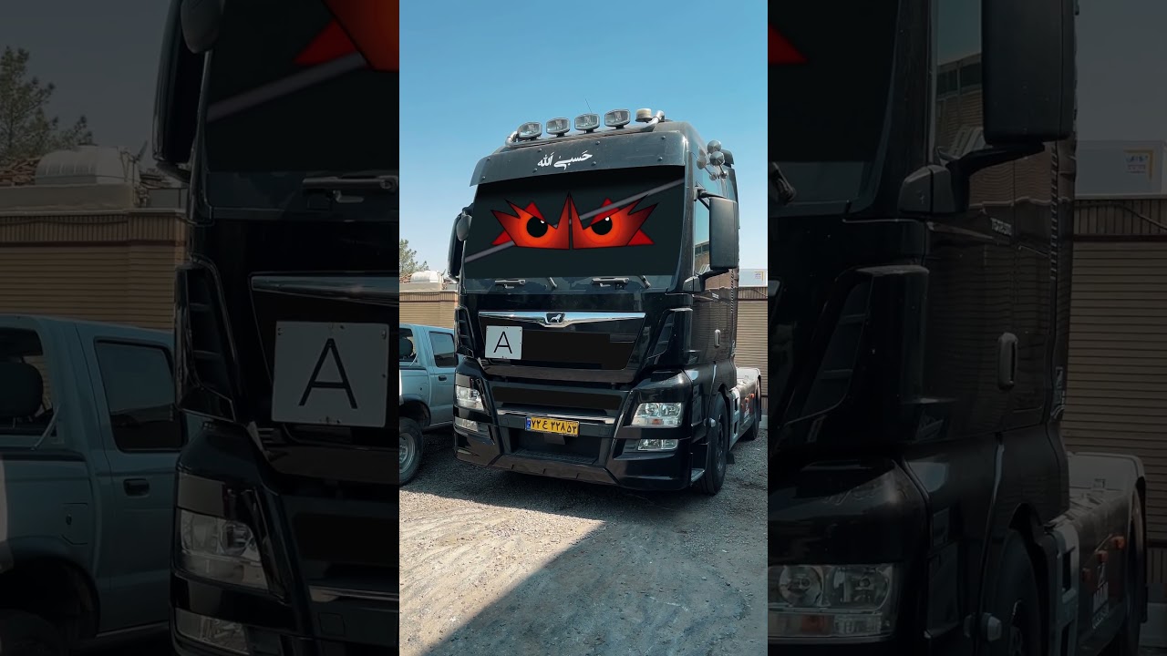 Powerful Black MAN & Scania Trucks in Iran ๐ฎ๐ท