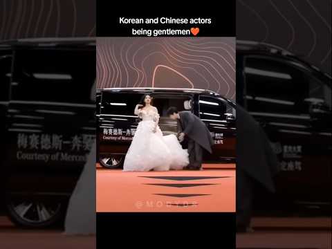 Korean and Chinese actors being gentlemen 🥹❤️ #chineseactor #koreanactor ##fypシ