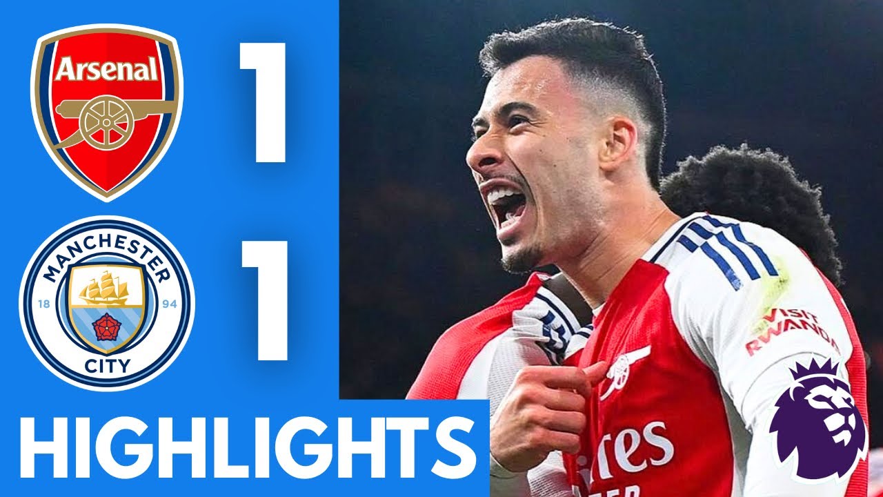 Arsenal vs Manchester City 1-1 | Exciting Highlights from Premier League 2025/26 ⚽