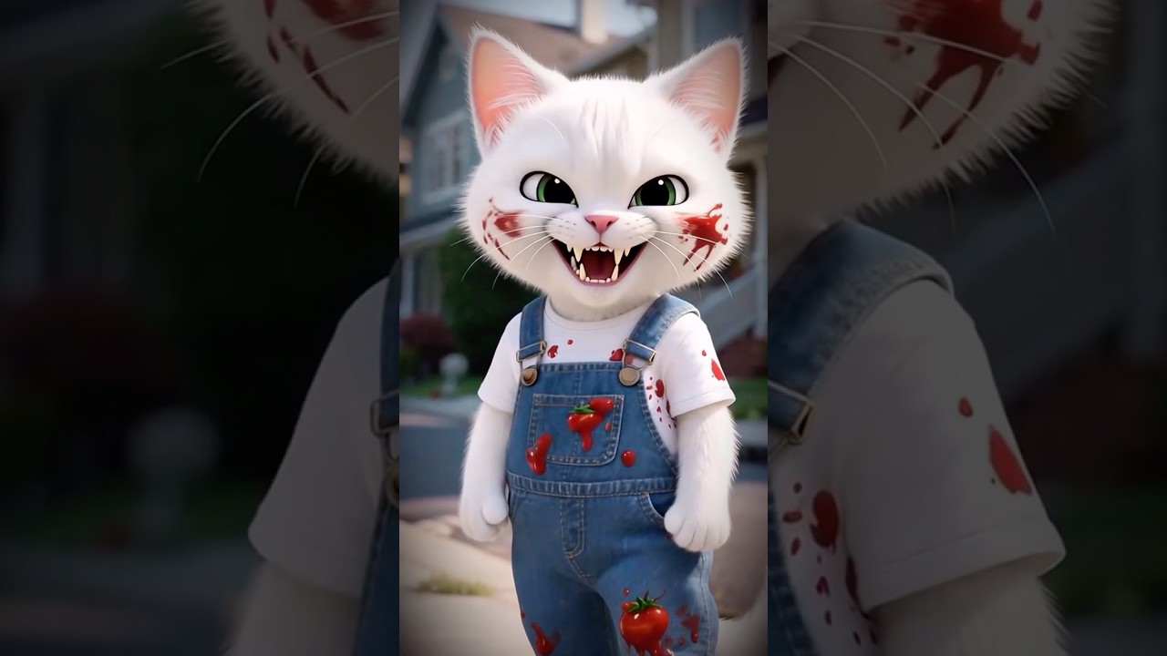Police Chase Bloody Cat 🐱