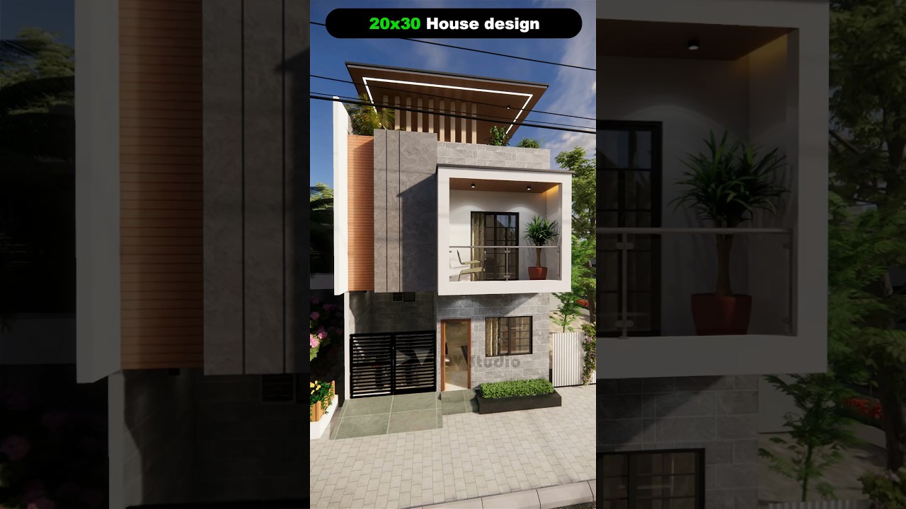 20x30 House Plan 🏡