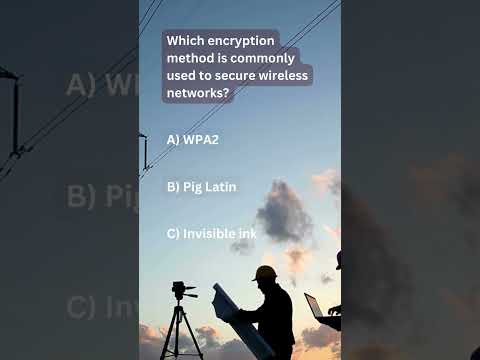 Encryption method commonly used to secure wireless networks?#securewireless#sciencefather#research
