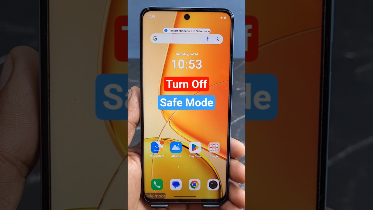 vivo mobile me safe mode kaise hataye #vivo #safemode #android