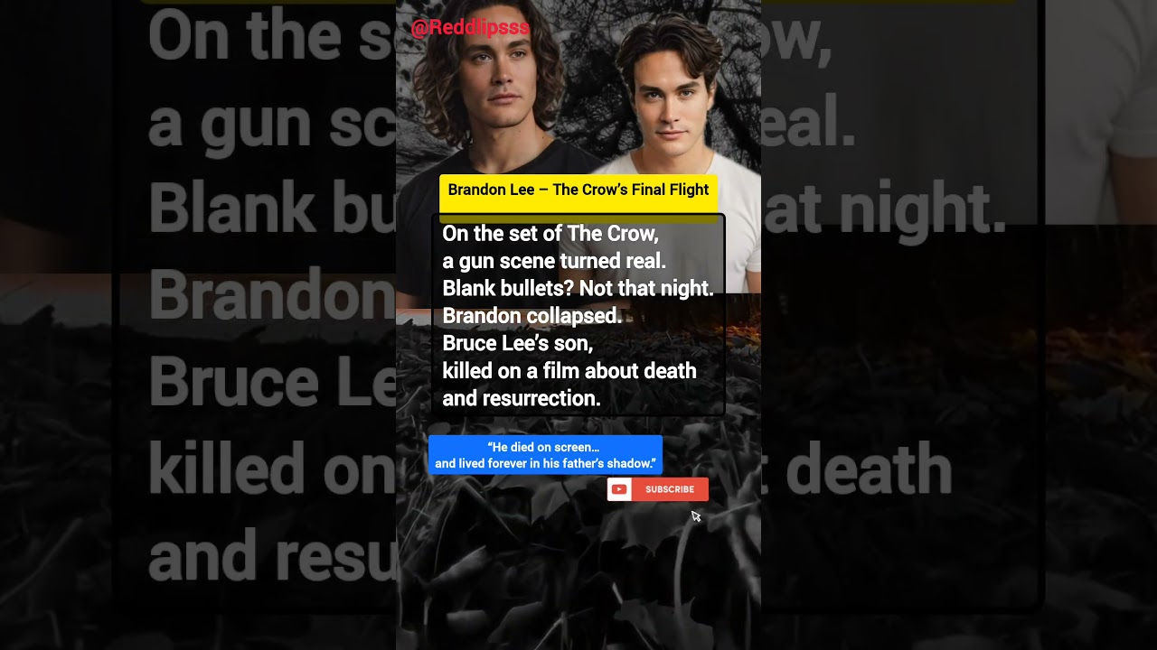 Brandon Lee's Tragic Final Moments 🎬