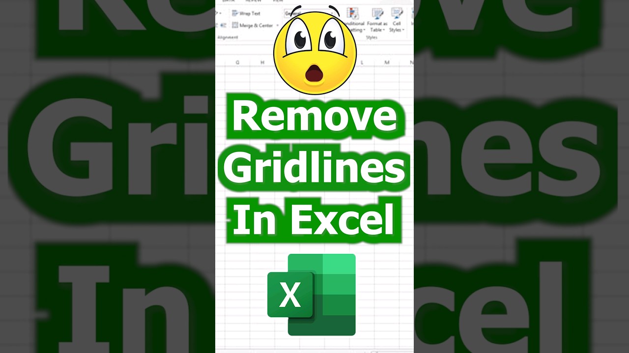 Remove Gridlines in Excel Easily | Short Tutorial
