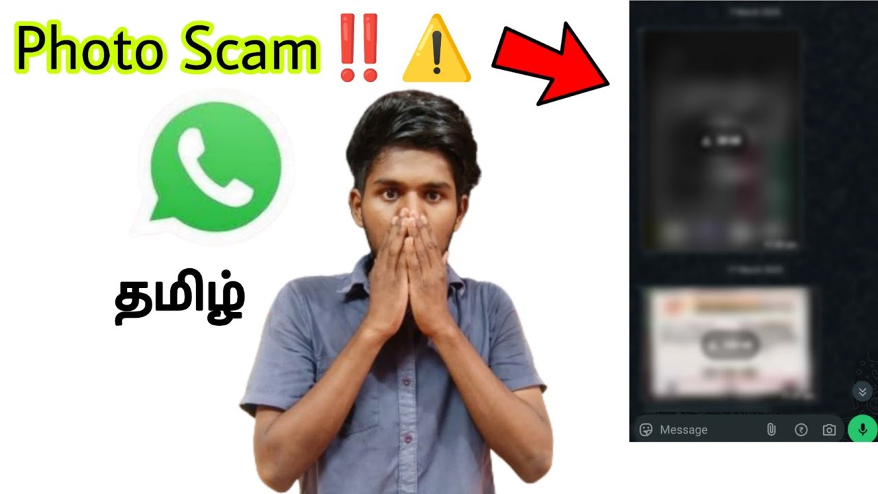 Beware of WhatsApp Photo & Image Scams in Tamil 🚨 | Steganography Tricks Revealed