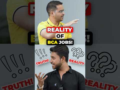 💥Reality of BCA Jobs & Salary🤑 After BCA Jobs? IPU BCA Student Interview! #shorts #bca #bcacourse
