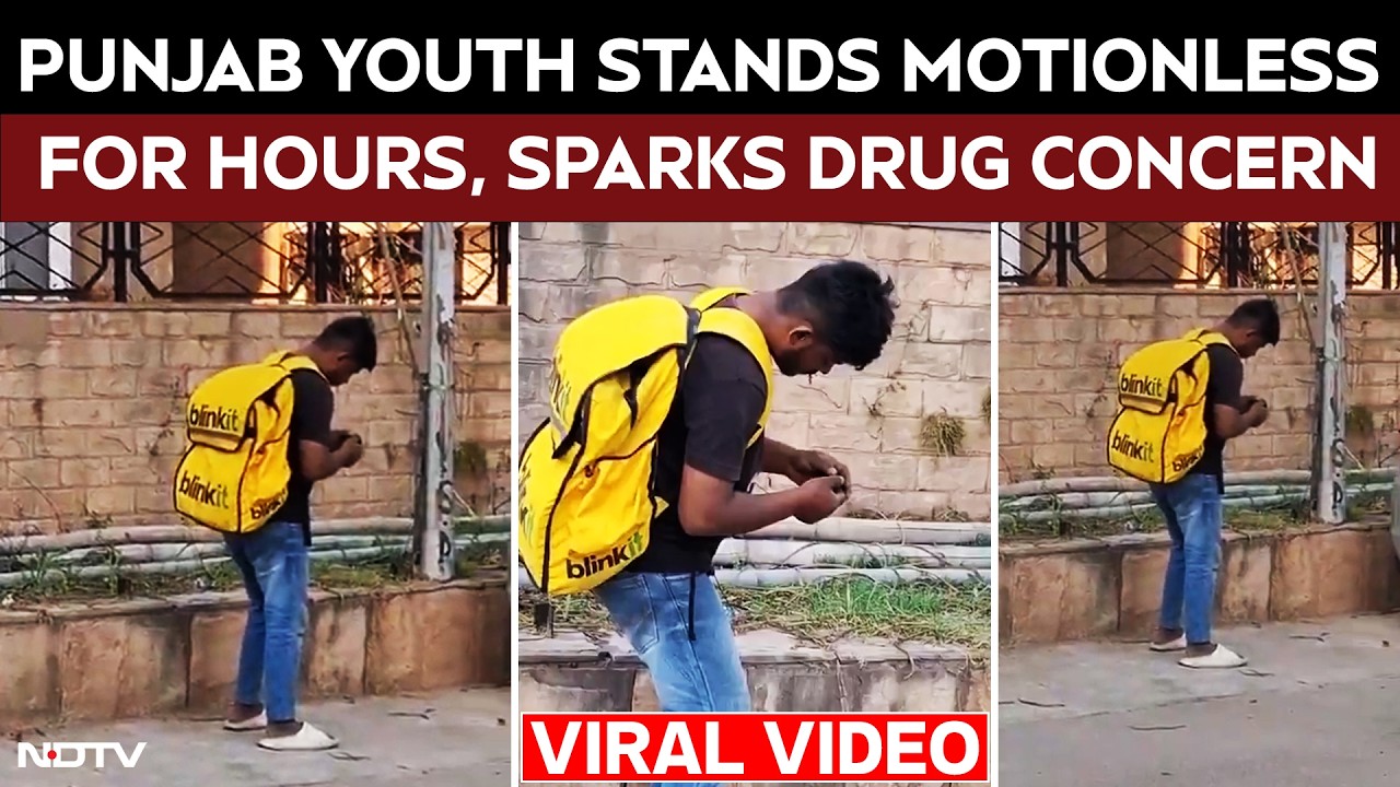 Punjab Youth Stands Still for Hours, Sparks Drug Concerns 🚩