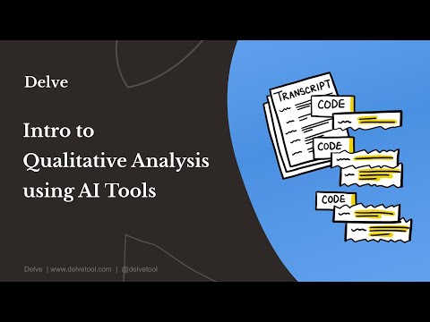 Intro to Qualitative Data Analysis using AI Tools