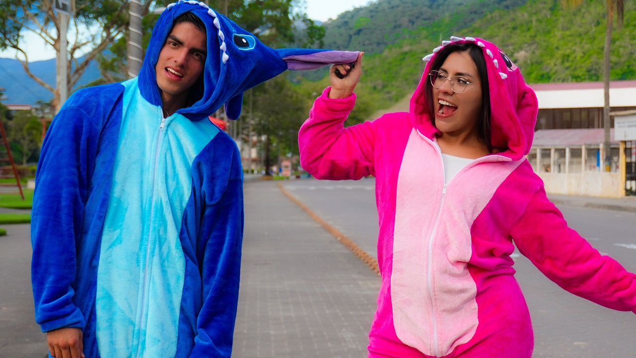 ¡Inesperado reto! José Daniel enfrenta su vergüenza disfrazado de Stitch 😄