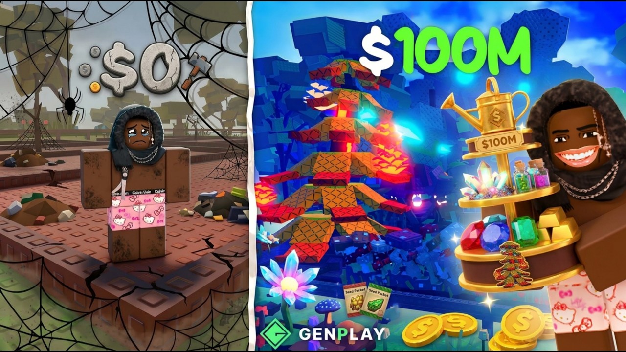 100 Hari Menuju Pro di Grow a Garden 2 🌱