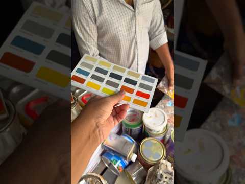 छोटा सा कलर बनाने में कड़ी मेहनत लगती है 😱#shorts #trending #hardworking
