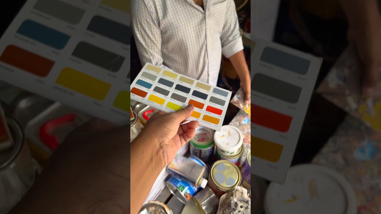 छोटे कलर बनाने में मेहनत की कहानी 🎨