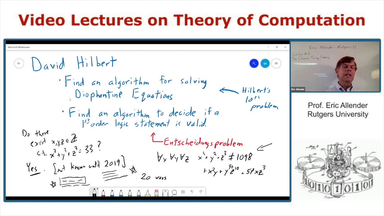 Turing Machines & the Church-Turing Thesis 🤖