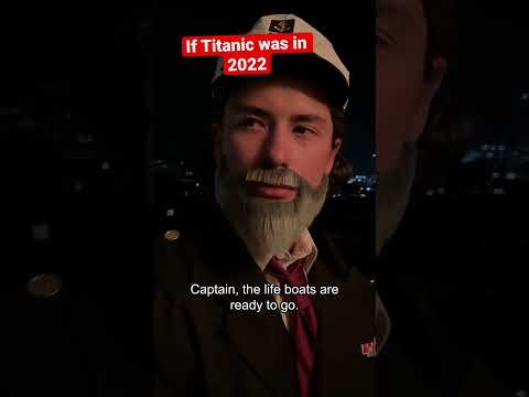 If Titanic was in 2022 🙄🚢😂 #shorts