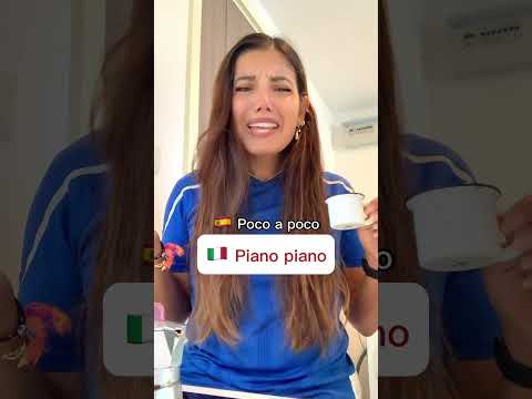 Piano en Italiano aplica para todo! 🇮🇹 #italiano #poliglota #polyglot #italian #italia #idiomas