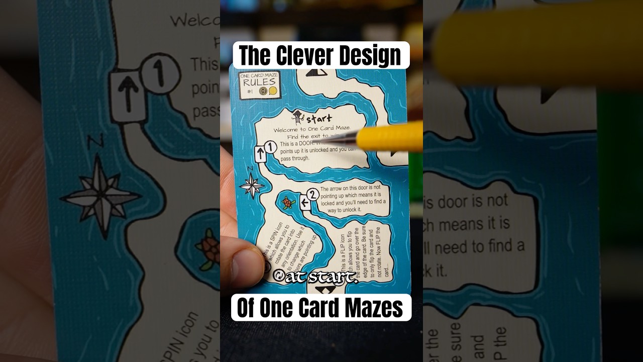 One Card Mazes 🧩 - Fun DIY Puzzle Deck
