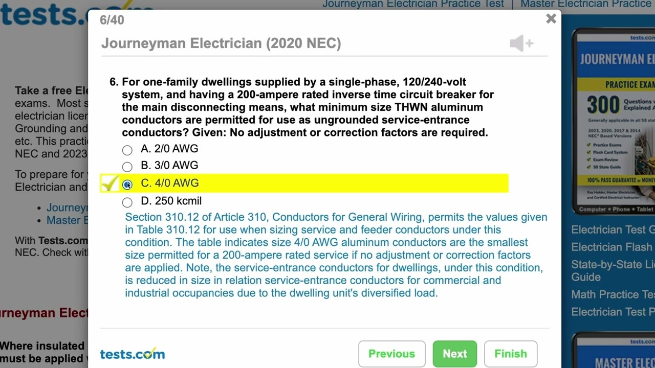 Electrician Practice Test π‘