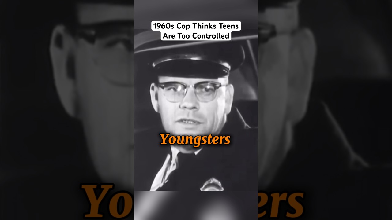 1960s Cop Criticizes Teen Control ✨